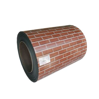 Buy Printed Brick Pattern Prepainted Steel Coil Ppgi For Decoration Wall online manufacture