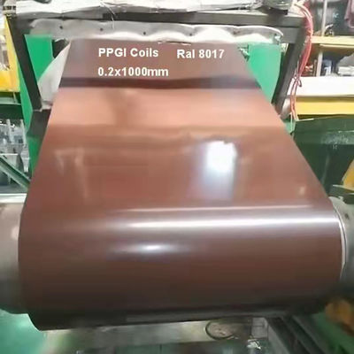 Buy Z120-Z180 Painted Sheet Metal Coils RAL Color Strong Corrosion Resistance online manufacture