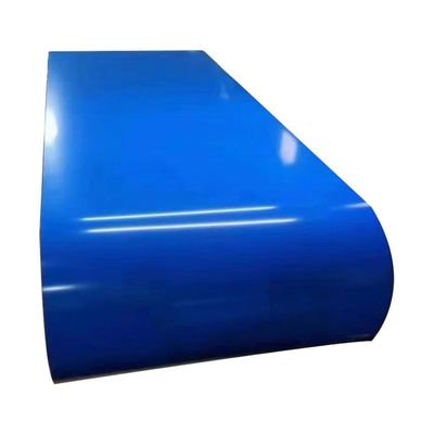 0.25x1219mm Blue Color Polyester Coating Pre Painted Coil Precoated Steel Sheet