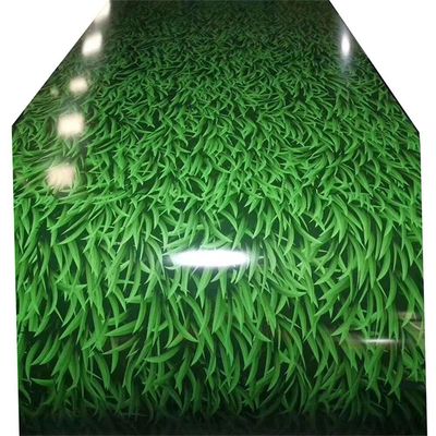ASTM A755M Ppgi Prepainted Gi Steel Coil Popular Little Grass Pattern