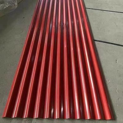 0.28mm Waves Outdoor Color Coated Roofing Sheet ASTM A755/EN 10346 Standard
