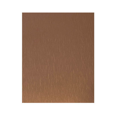 Excellent Decorative Property Brushed Surface Color Coated Aluminum Coil