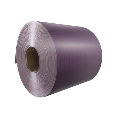 PVDF Coating Purple Copper Silver Brushed Aluminum Coil