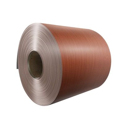 Eco Friendly Wooden Surface Coated Aluminium Coil Wooden Aluminum Coil